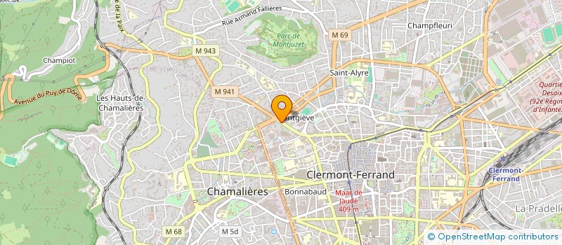 localisation de l'entreprise MONSIEUR DAVID AKOBYAN  CLERMONT-FERRAND