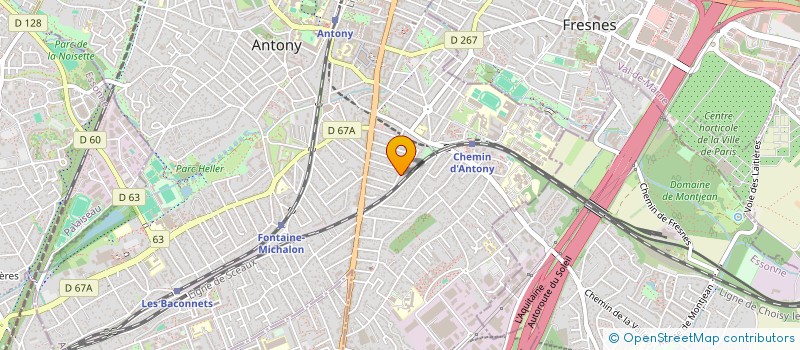 localisation de l'entreprise MONSIEUR DAVID ALEMAN DO CARMO à ANTONY