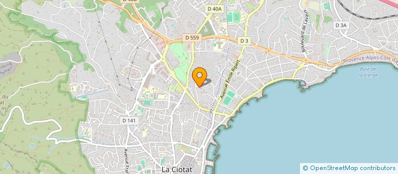 localisation de l'entreprise MONSIEUR DAVID ALESSANDRI à LA CIOTAT