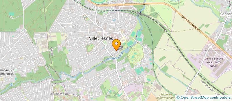 localisation de l'entreprise MONSIEUR DAVID ALEXANDRE  VILLECRESNES