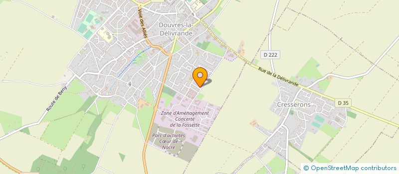 localisation de l'entreprise MONSIEUR DAVID ALEXANDRE à DOUVRES-LA-DELIVRANDE