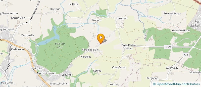 localisation de l'entreprise MONSIEUR DAVID ALEXANDRE à SAINT-EVARZEC