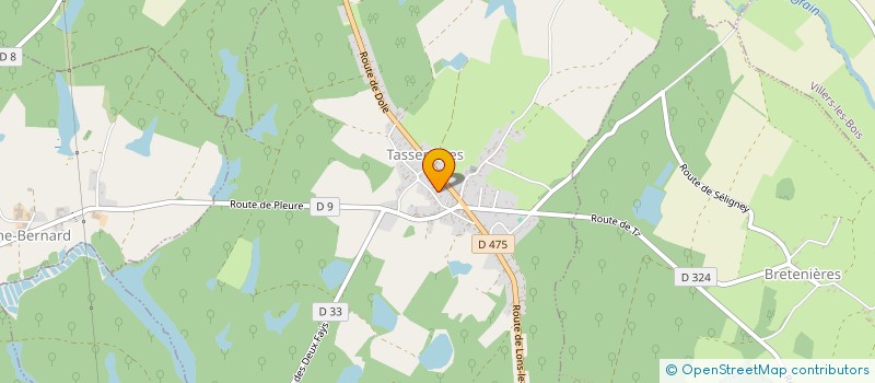 localisation de l'entreprise MONSIEUR DAVID ALEXANDRE  TASSENIERES