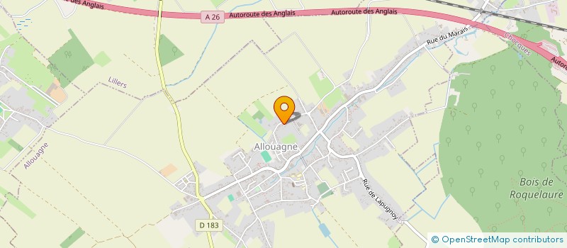 localisation de l'entreprise MONSIEUR DAVID-ALEXANDRE ARIZTEGUI  ALLOUAGNE