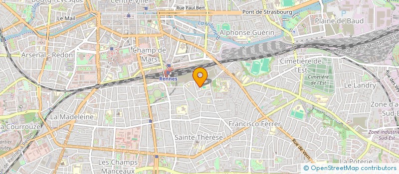 localisation de l'entreprise MONSIEUR DAVID-ALEXANDRE BOTREL  RENNES