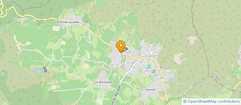 localisation de l'entreprise MONSIEUR DAVID-ALEXANDRE CHANDELLIER  CLARET