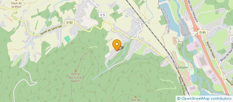 localisation de l'entreprise MONSIEUR DAVID-ALEXANDRE CLAUDEL  SAINT-MICHEL-SUR-MEURTHE