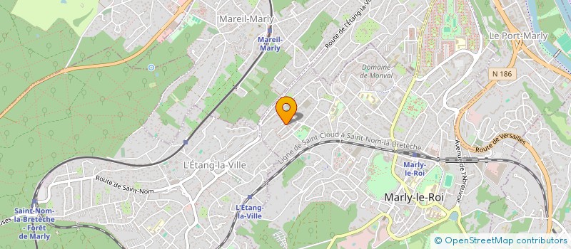 localisation de l'entreprise MONSIEUR DAVID ALEXANDRE DE FILIPPO  MARLY-LE-ROI