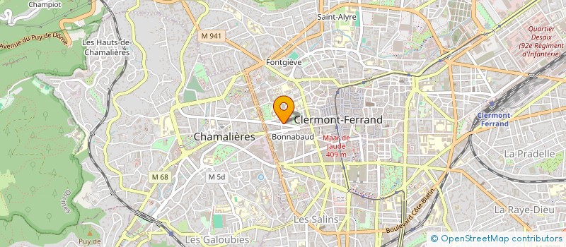 localisation de l'entreprise MONSIEUR DAVID-ALEXANDRE LORIDANT  CLERMONT-FERRAND