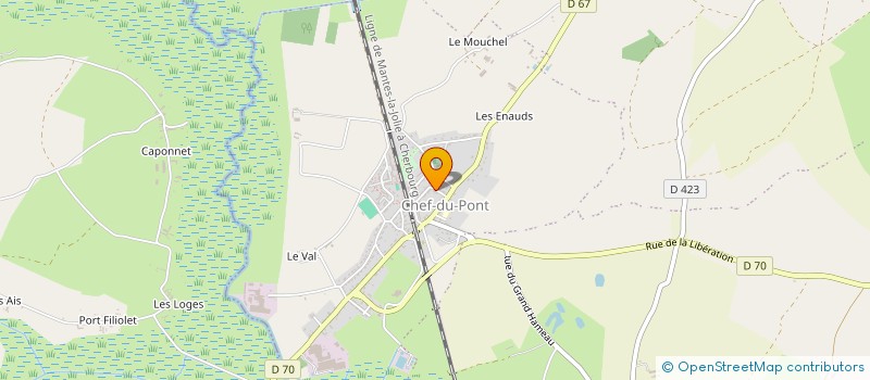 localisation de l'entreprise MONSIEUR DAVID-ALEXANDRE PICARD  SAINTE-MERE-EGLISE