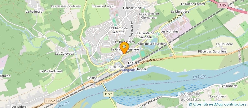 localisation de l'entreprise MONSIEUR DAVID-ALEXANDRE TREBER  LANGEAIS