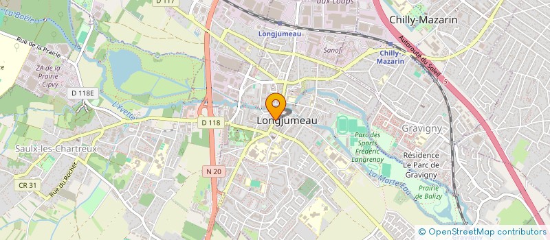 localisation de l'entreprise MONSIEUR DAVID-ALEXANDRE ZOUEL à LONGJUMEAU
