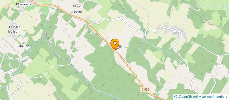 localisation de l'entreprise MONSIEUR DAVID ALIBERT  BIRAC