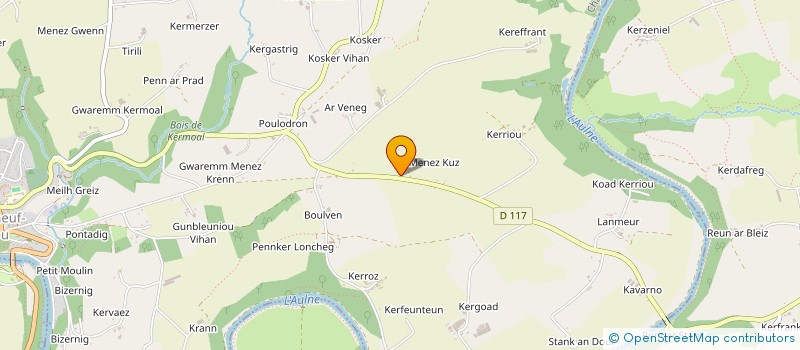 localisation de l'entreprise MONSIEUR DAVID ALIJA à CHATEAUNEUF-DU-FAOU