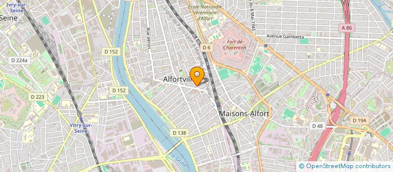localisation de l'entreprise MONSIEUR DAVID ALIMI à ALFORTVILLE