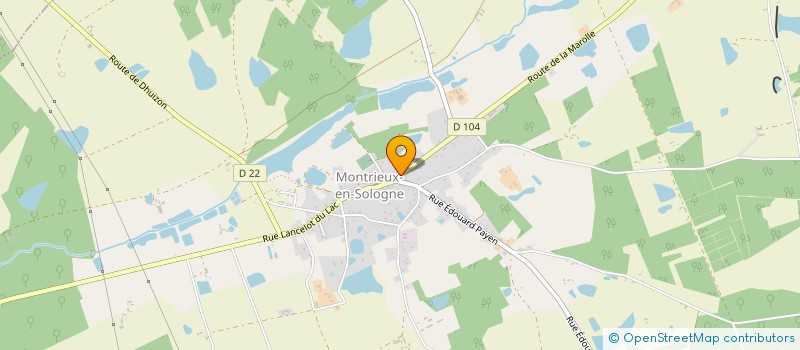 localisation de l'entreprise MONSIEUR DAVID ALLAIN  MONTRIEUX-EN-SOLOGNE