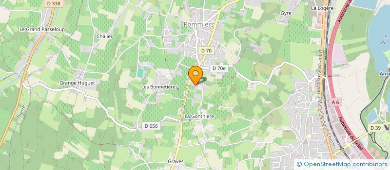 localisation de l'entreprise MONSIEUR DAVID ALLENBACH  POMMIERS