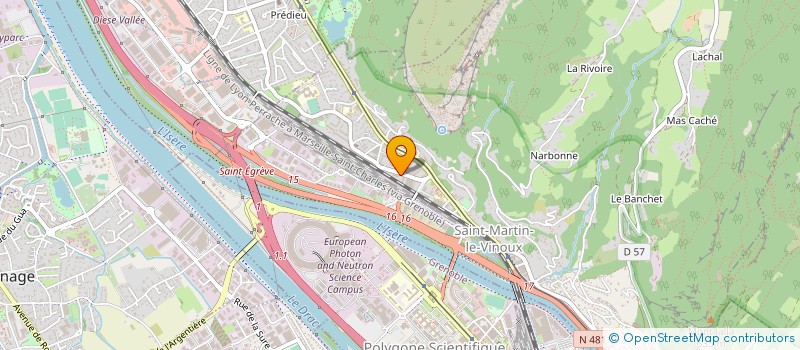 localisation de l'entreprise MONSIEUR DAVID ALLOUCHE  SAINT-MARTIN-LE-VINOUX