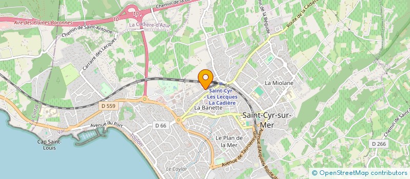 localisation de l'entreprise MONSIEUR DAVID ALLOUIS à SAINT-CYR-SUR-MER