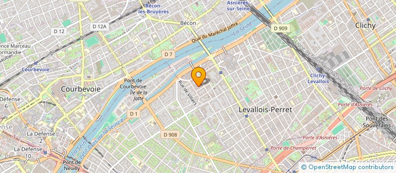 localisation de l'entreprise MONSIEUR DAVID ALLOUL  LEVALLOIS-PERRET