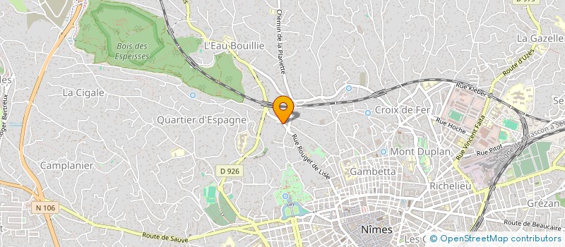 localisation de l'entreprise MONSIEUR DAVID ALMABOUDI  NIMES