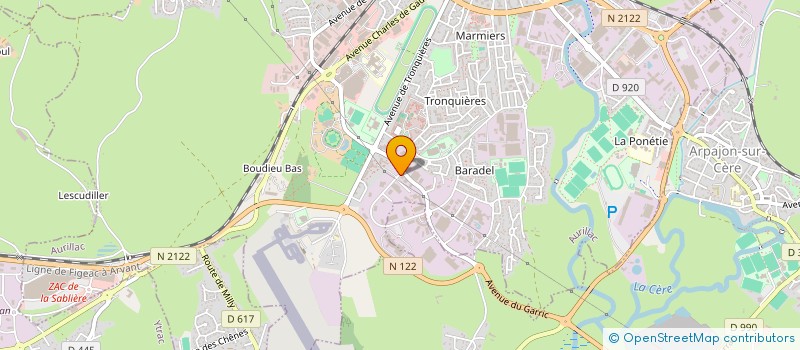 localisation de l'entreprise MONSIEUR DAVID ALONSO DIEZ à AURILLAC