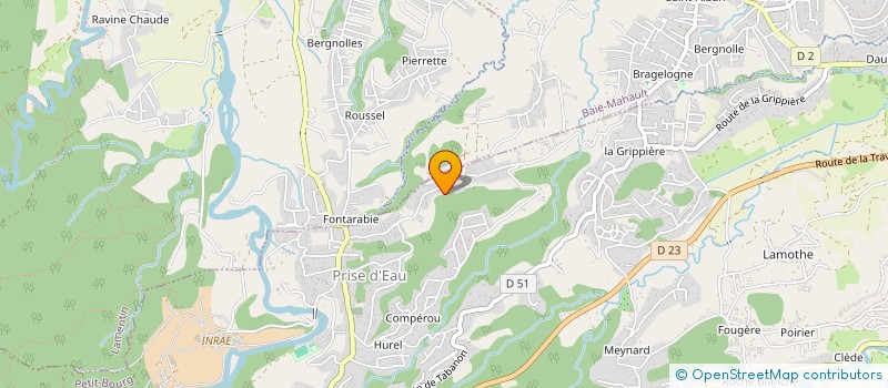 localisation de l'entreprise MONSIEUR DAVID ALOPH  PETIT-BOURG