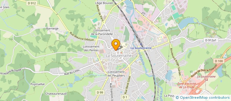 localisation de l'entreprise MONSIEUR DAVID ALVAREZ à LA SOUTERRAINE