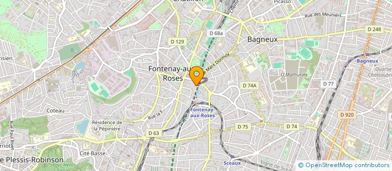 localisation de l'entreprise MONSIEUR DAVID ALVES VIEIRA à FONTENAY AUX ROSES