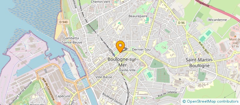 localisation de l'entreprise MONSIEUR DAVID AMIEL  BOULOGNE-SUR-MER