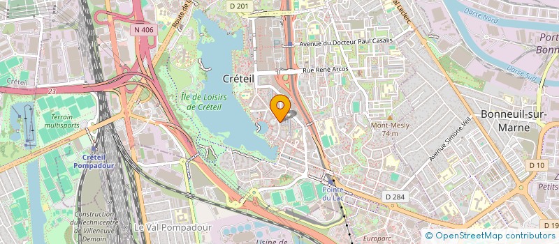 localisation de l'entreprise MONSIEUR DAVID AMRAM  CRETEIL