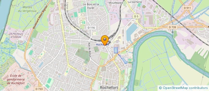 localisation de l'entreprise MONSIEUR DAVID AMRANE  ROCHEFORT