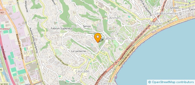 localisation de l'entreprise MONSIEUR DAVID AMSELEM à NICE