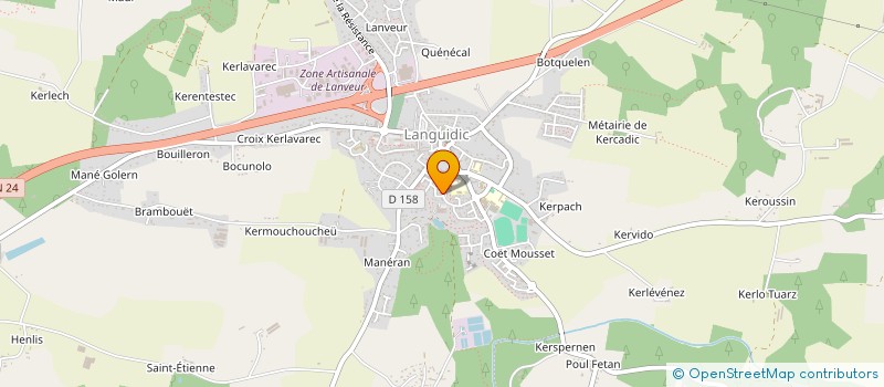 localisation de l'entreprise MONSIEUR DAVID ANAIS  LANGUIDIC