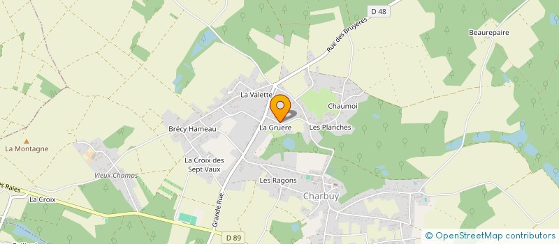 localisation de l'entreprise MONSIEUR DAVID ANCEL à CHARBUY