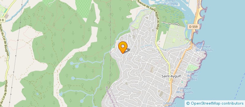 localisation de l'entreprise MONSIEUR DAVID ANDRE à FREJUS