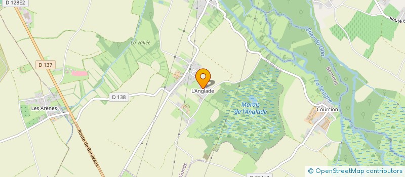 localisation de l'entreprise MONSIEUR DAVID ANDRE JACQUES  LES GONDS