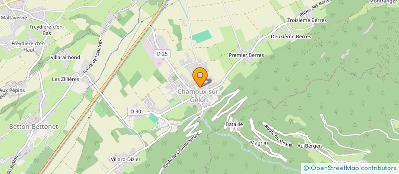 localisation de l'entreprise MONSIEUR DAVID ANDRIEU  CHAMOUX-SUR-GELON