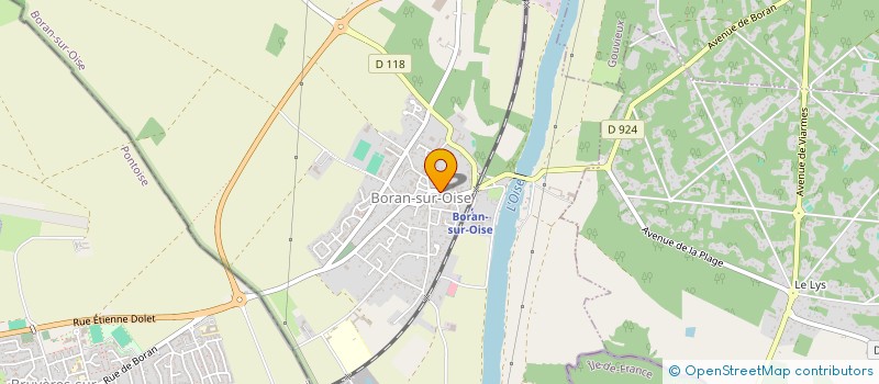 localisation de l'entreprise MONSIEUR DAVID ANDRIEUX  BORAN-SUR-OISE