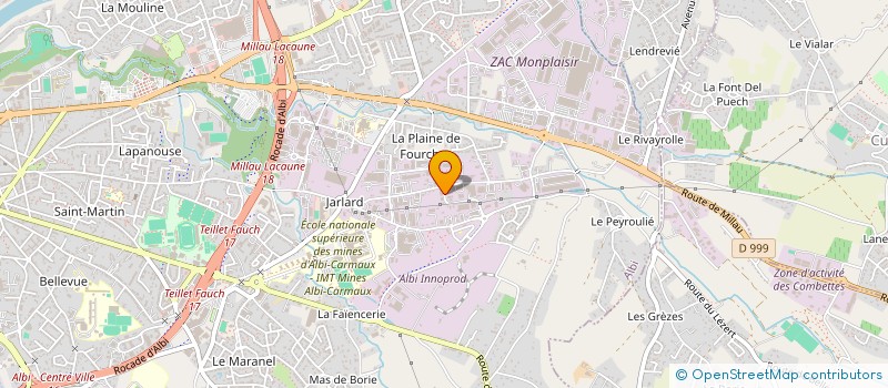 localisation de l'entreprise MONSIEUR DAVID ANGLES à ALBI