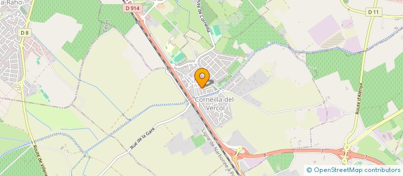 localisation de l'entreprise MONSIEUR DAVID ANGLES  CORNEILLA-DEL-VERCOL