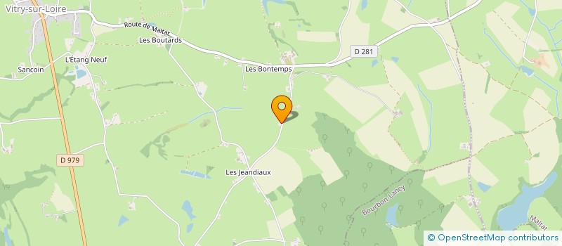 localisation de l'entreprise MONSIEUR DAVID ANNA  VITRY-SUR-LOIRE