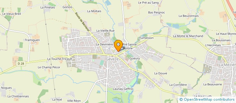 localisation de l'entreprise MONSIEUR DAVID ANQUEZ  GEVEZE