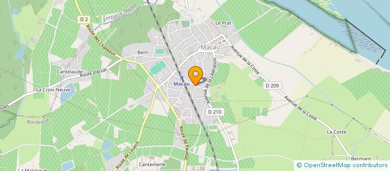 localisation de l'entreprise MONSIEUR DAVID ANTAJAN  MARGAUX-CANTENAC