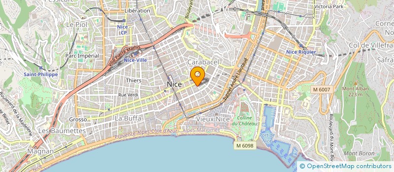 localisation de l'entreprise MONSIEUR DAVID AOUIZERAT à NICE