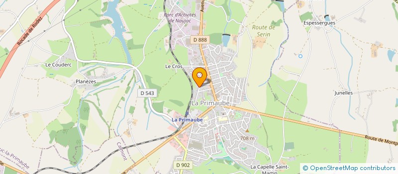 localisation de l'entreprise MONSIEUR DAVID ARABOUX  LUC-LA-PRIMAUBE