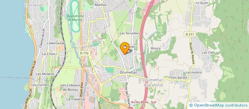 localisation de l'entreprise MONSIEUR DAVID ARACIL à DRUMETTAZ-CLARAFOND