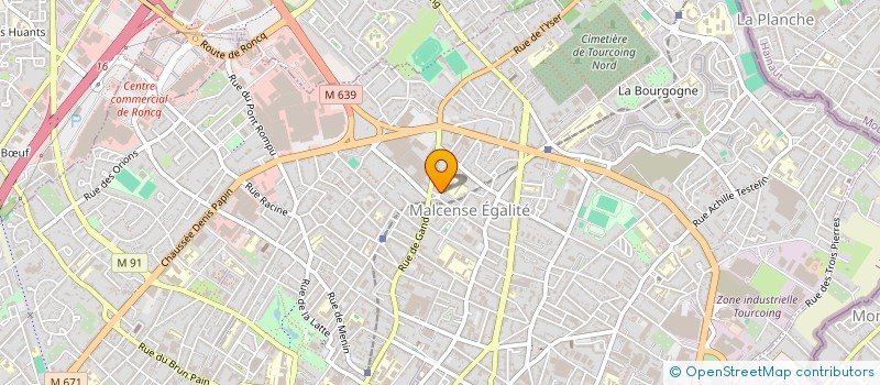 localisation de l'entreprise MONSIEUR DAVID ARBRUN  TOURCOING