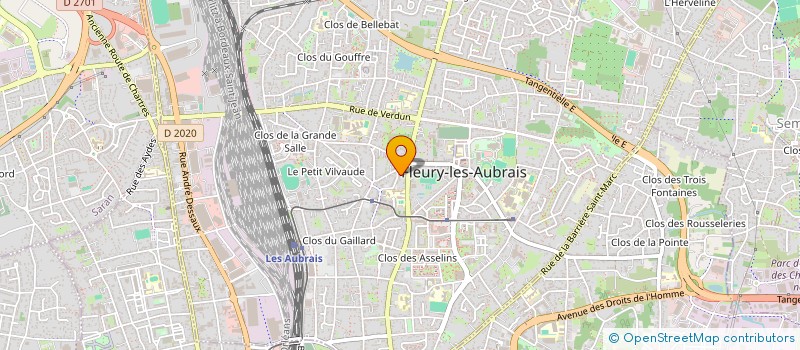 localisation de l'entreprise MONSIEUR DAVID ARBULU COLLAZOS à FLEURY-LES-AUBRAIS