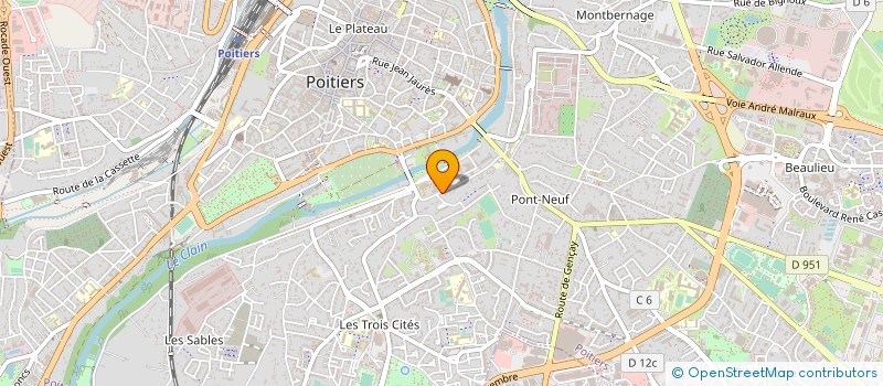 localisation de l'entreprise MONSIEUR DAVID ARBUTINA  POITIERS